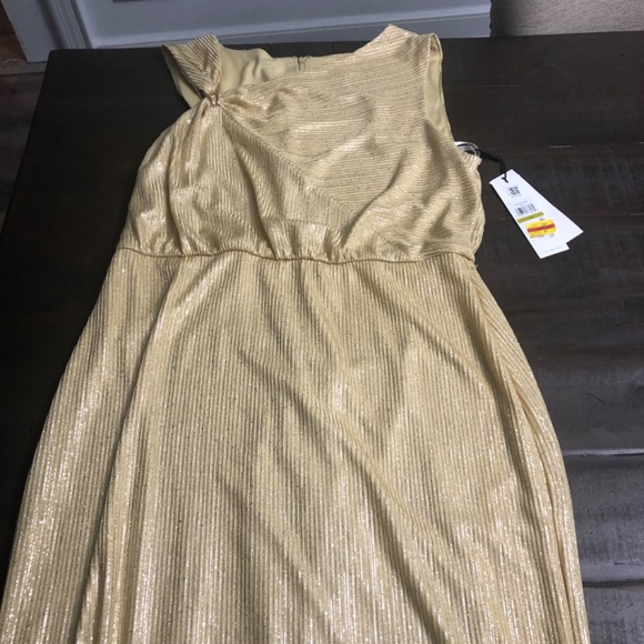 Calvin Klein Collection Dresses & Skirts - Calvin Klein woman dress gold gown